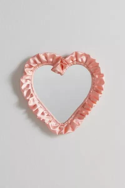 Urban Outfitters Ruffle Heart Wall Mirror 2