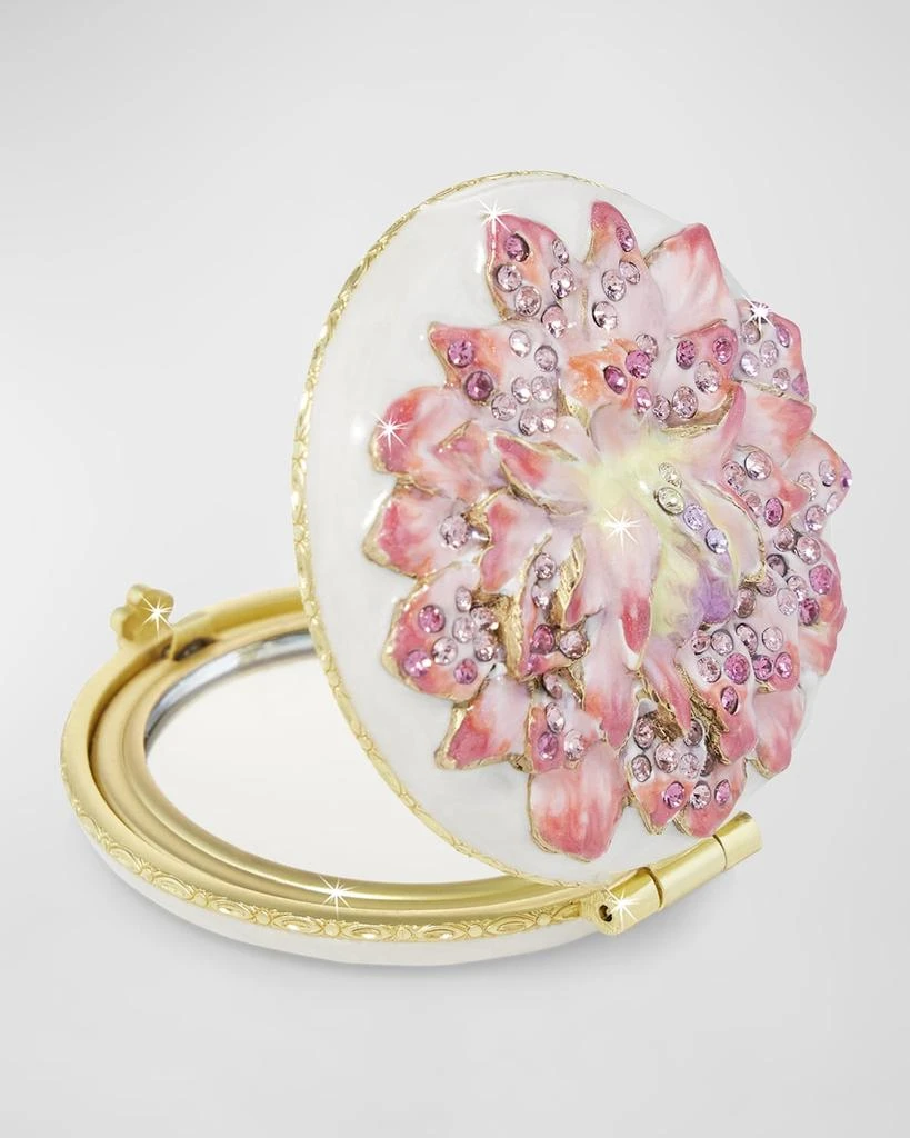 Jay Strongwater Dahlia Compact Mirror 2
