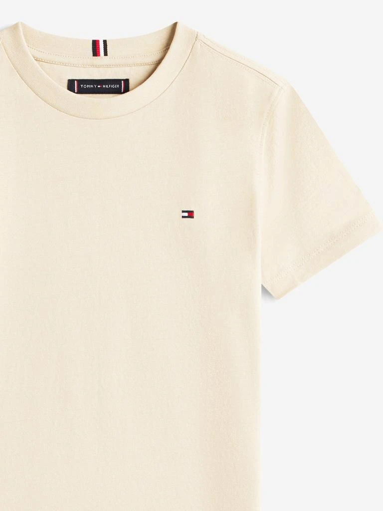 Tommy Hilfiger Tommy Hilfiger Boys Essential Cotton Regular Fit T-Shirt in Beige 4