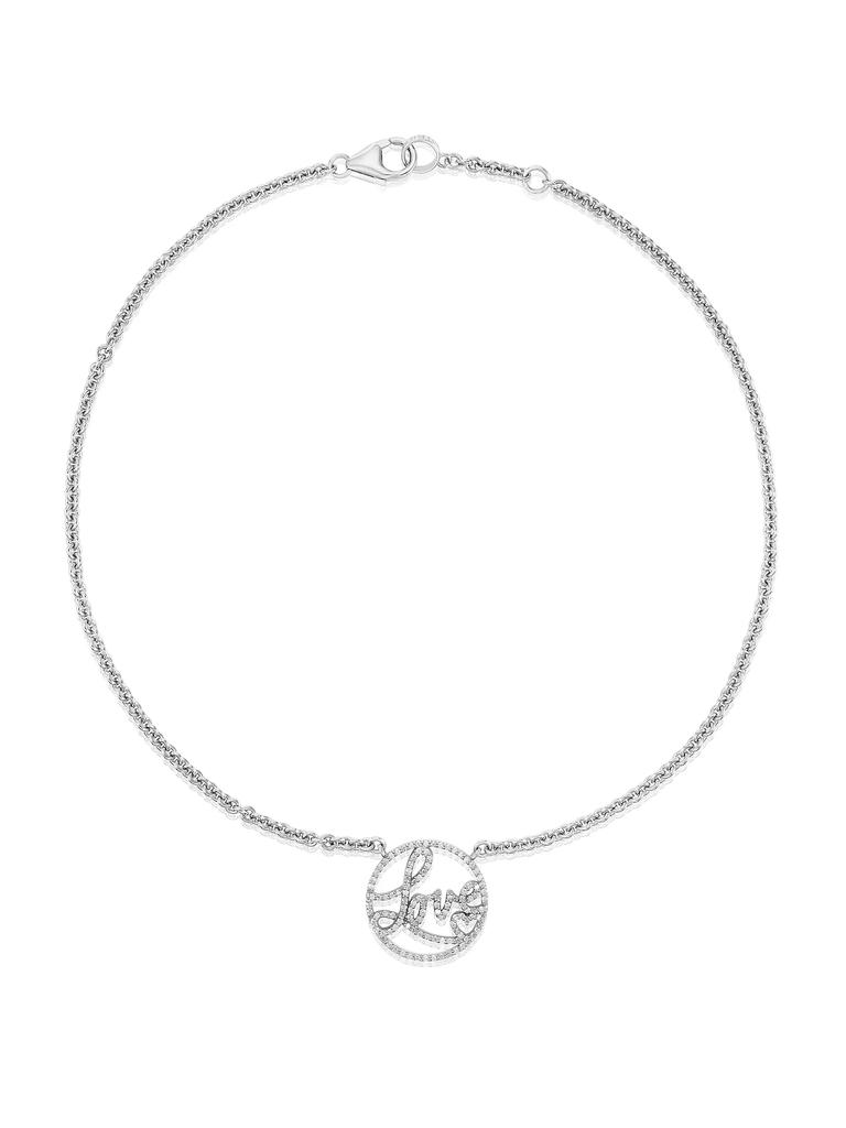 Sheryl Lowe Love Sterling Silver & 0.93 TCW Diamond Necklace