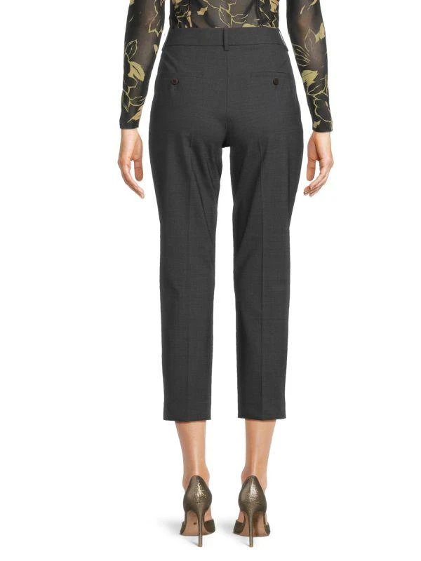 Theory Treeca Virgin Wool Blend Cropped Dress Pants 2