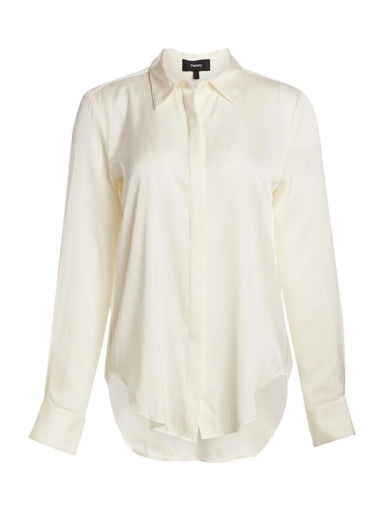 Theory Sunaya Silk Blouse 1