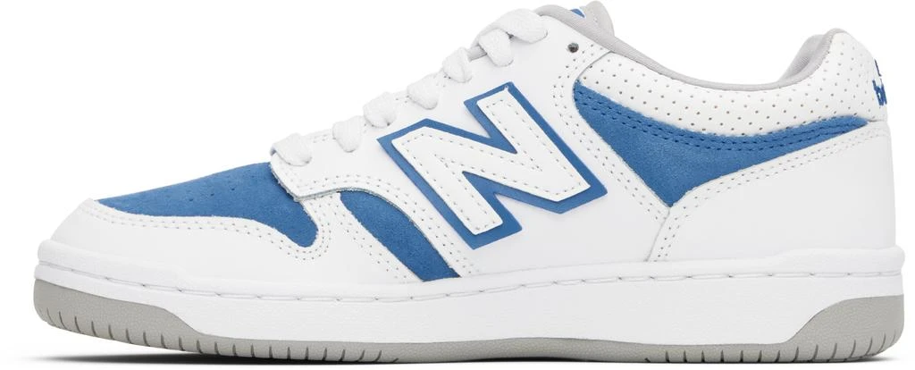 New Balance Big Kids White 
Blue 480 Sneakers 3
