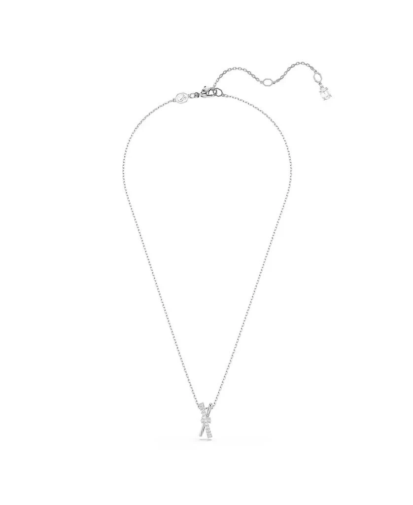Swarovski Hyperbola Pendant, Mixed Cuts, Twist, White Necklace 2