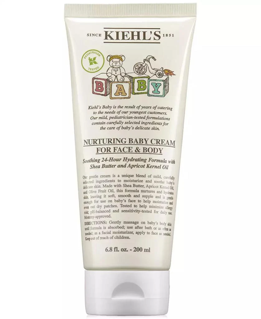 Kiehl's Since 1851 Nurturing Baby Cream For Face & Body, 6.8 oz. 1