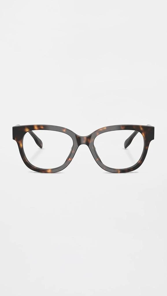 undefined Tory Burch Women
s Square Eyeglasses, Dark Tortoise, One Size 2
