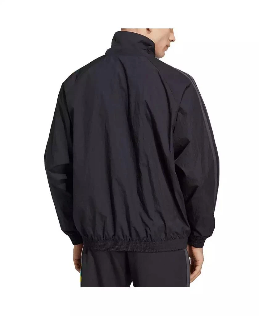 Adidas Men's Black Peter Saville x Manchester United Half-Zip Pullover Jacket 3