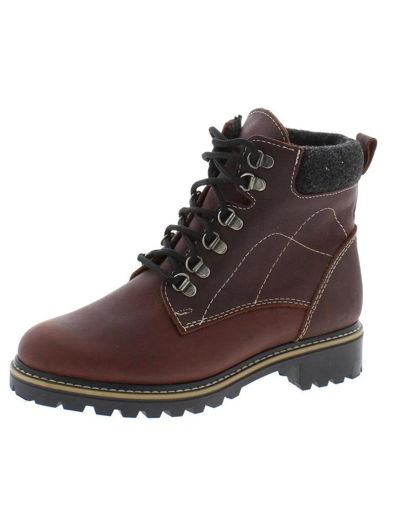 Martino Penny Womens Leather Fleece Lined Casual Boots 8