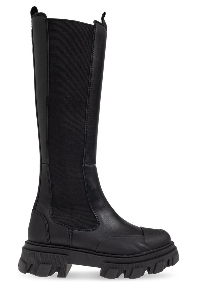 【送料&関税込】Ganni Western Wide Slouchy Flat Tubular Boot Ganni Western Wide Slouchy Flat Tubular Boot - Boots