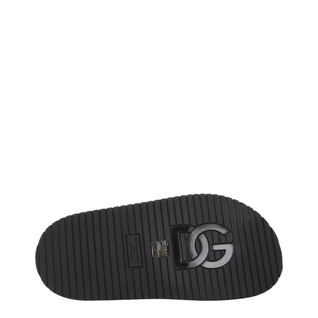 Dolce & Gabbana Dolce & Gabbana Black Leather Slipper 5