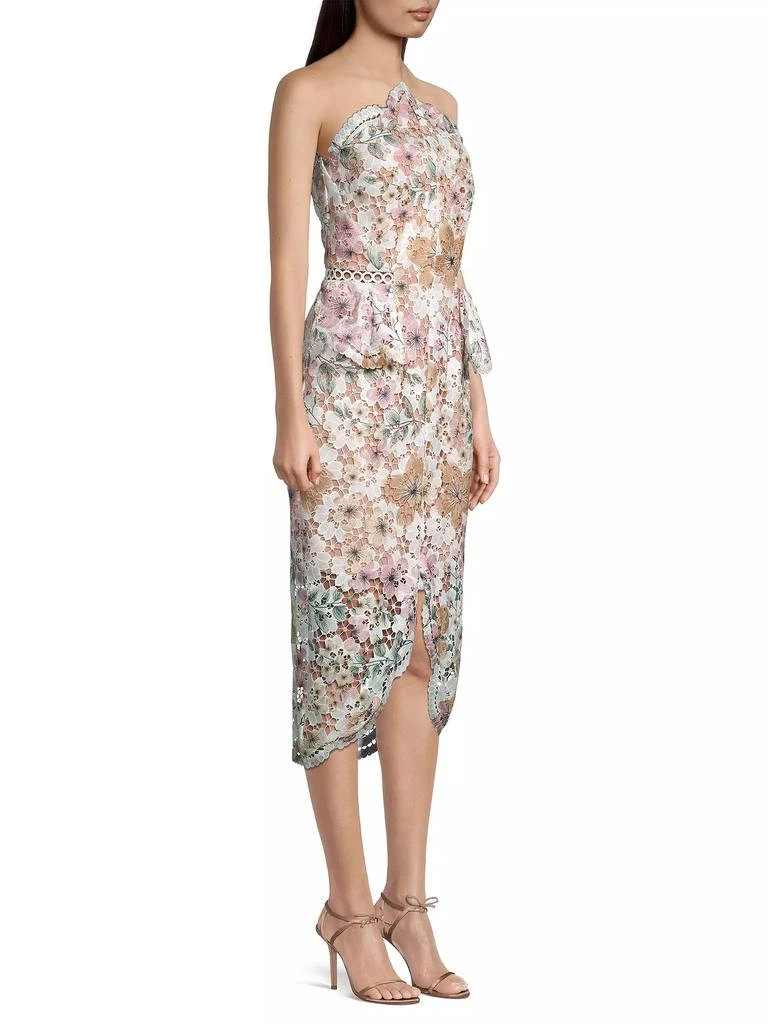 Elliatt Times Peplum Lace Midi-Dress 4