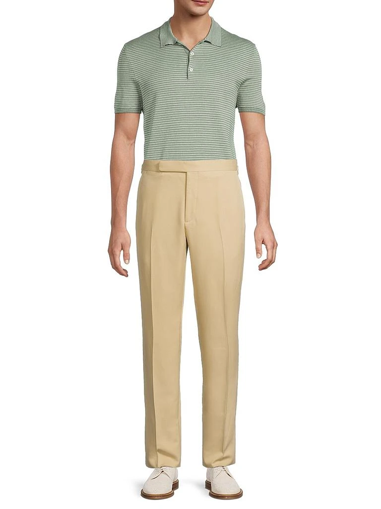 Ralph Lauren Purple Label Men's Gregory Hand-Tailored Silk Suit Trousers - Tan - Size 34 Ralph Lauren Purple Label Men's Gregory Hand-Tailored Silk Suit Trousers - Tan - Size 34