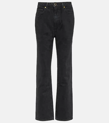 Khaite Abigail high-rise straight jeans 1