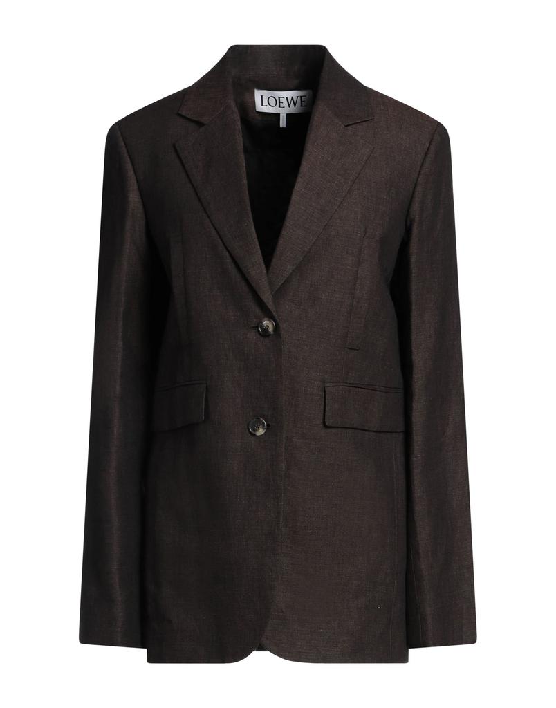 Shop Loewe Khaki Jacket With Slit On The Back on Sale at Shop Loewe Khaki Jacket With Slit On The Back on Sale at