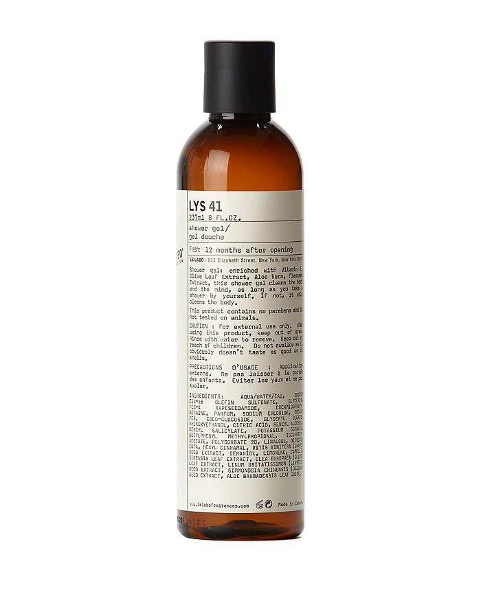 Le Labo Lys 41 Perfuming Shower Gel 8 oz. 1