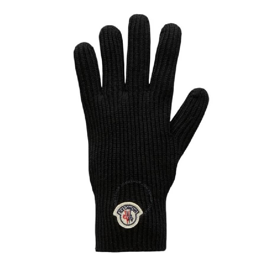 Moncler Logo-Patch Wool Gloves