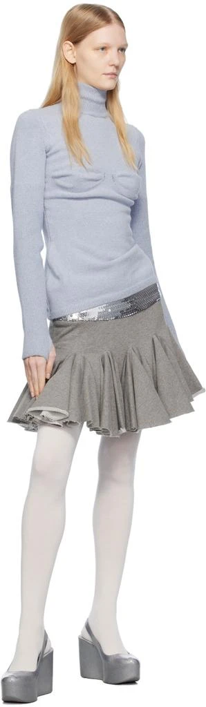 Melissa Silver Groovy Wedge Heels 5