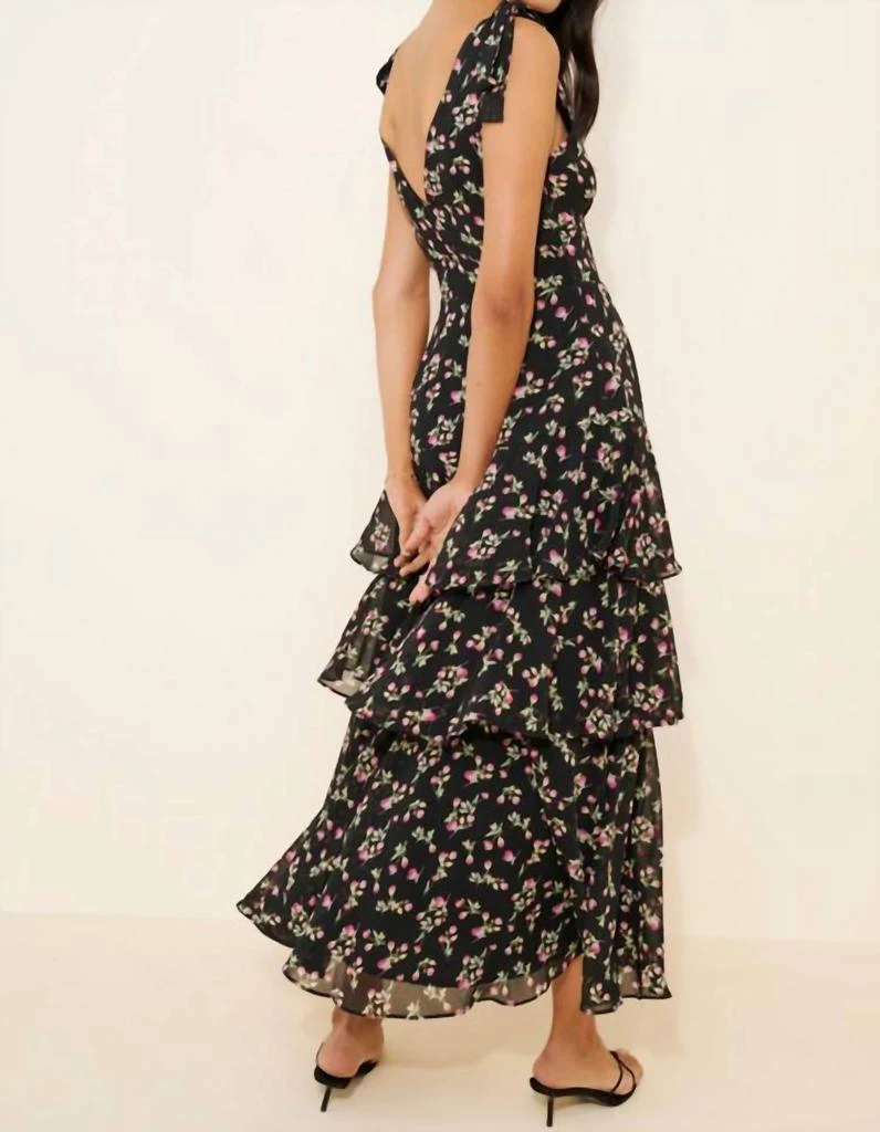 Lulus - Arya Floral Maxi Dress  On Sale Now with Up to 47% Off | Discover  Exclusive Deals & Savings at BeyondStyle  Authentic Lulus women > dresses  > maxi|3967792626|black|clothing|dresses|floral|maxi|polyester|women with