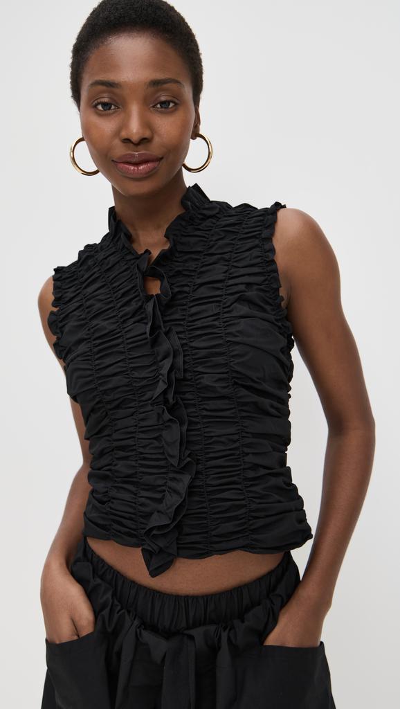 Lee Mathews Wendy Ruched Top