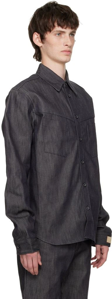 rito structure Indigo Angled Pocket Shirt 2