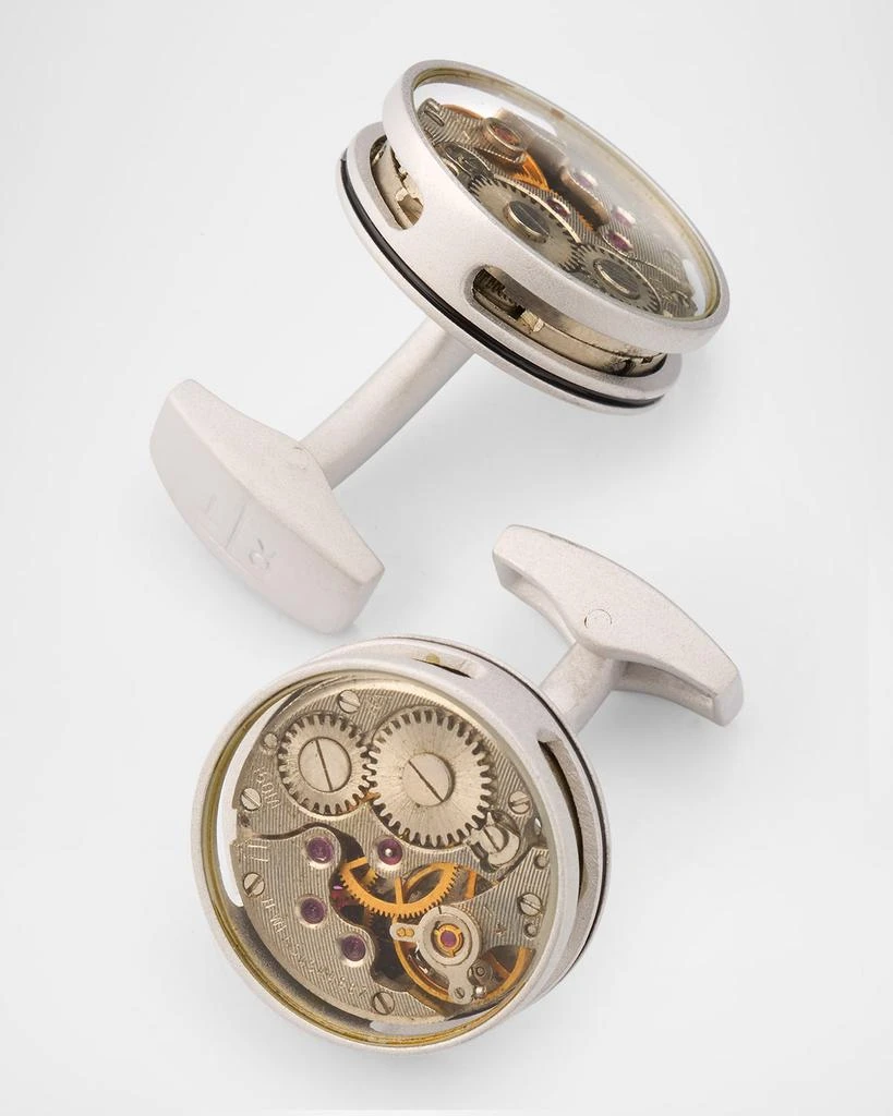 Tateossian Men
s Vintage Skeleton Gear Cufflinks 4