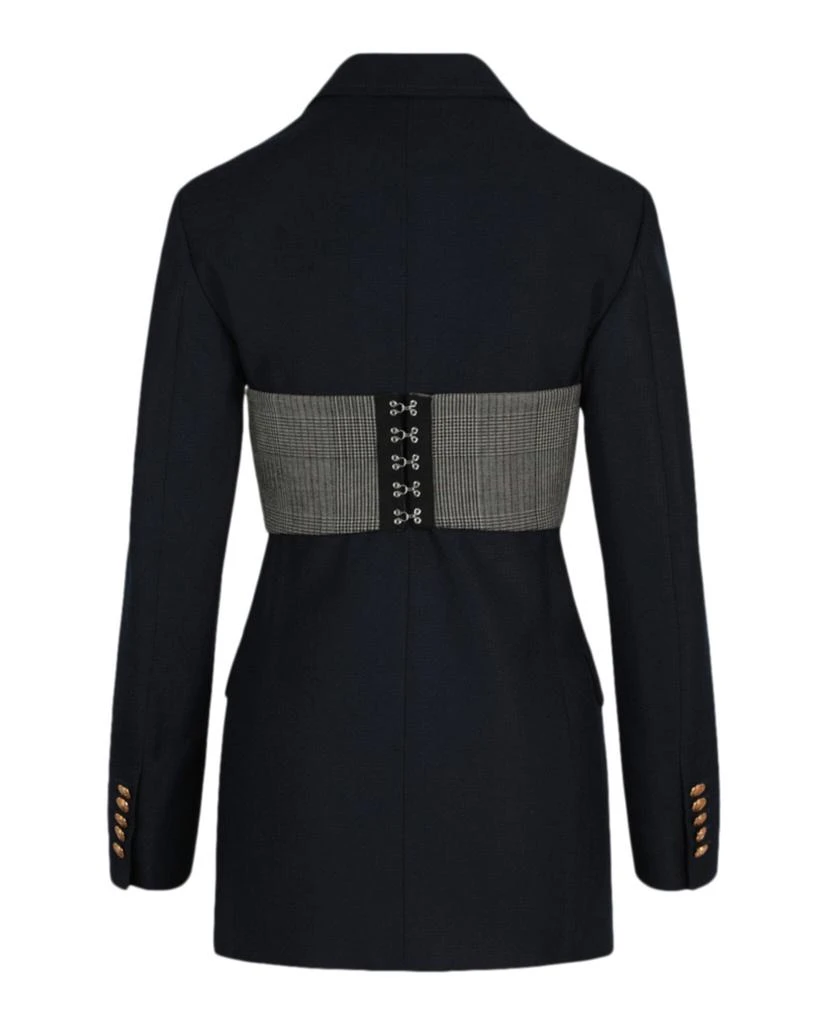 Gucci Double Breasted Corset Blazer 2