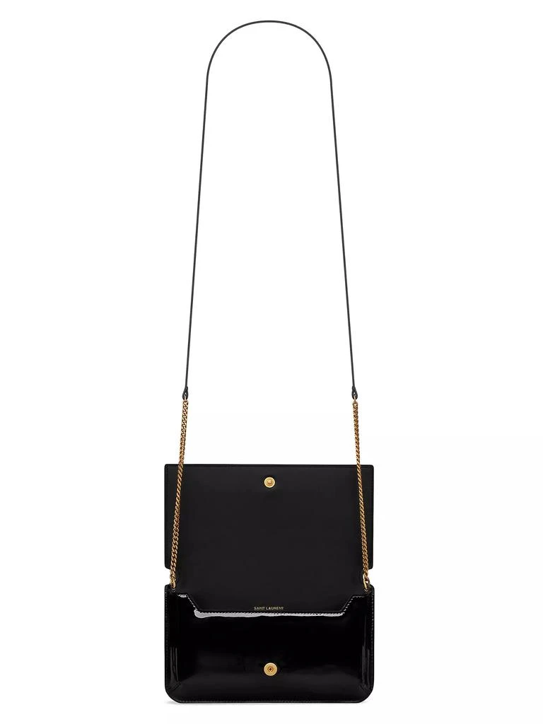 Yves Saint Laurent Cassandre Phone Holder in Patent Leather 2