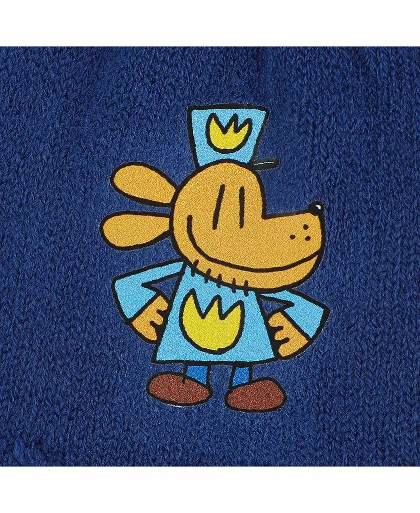 Dog Man Boys All-Over Character Print Youth 2-Piece Knit Beanie
Gloves Set 7