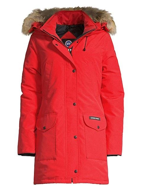 Canada Goose Trillium Coyote Fur-Trim Down Parka 1