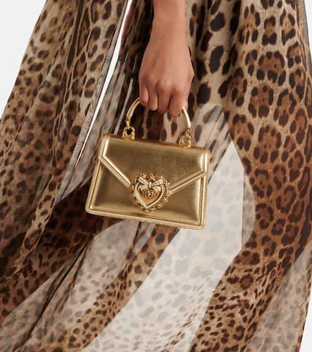 Dolce & Gabbana Devotion Small leather shoulder bag 6