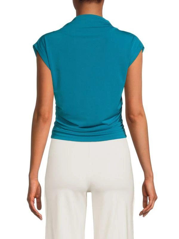 Renee C. Highneck Ruched Top 2