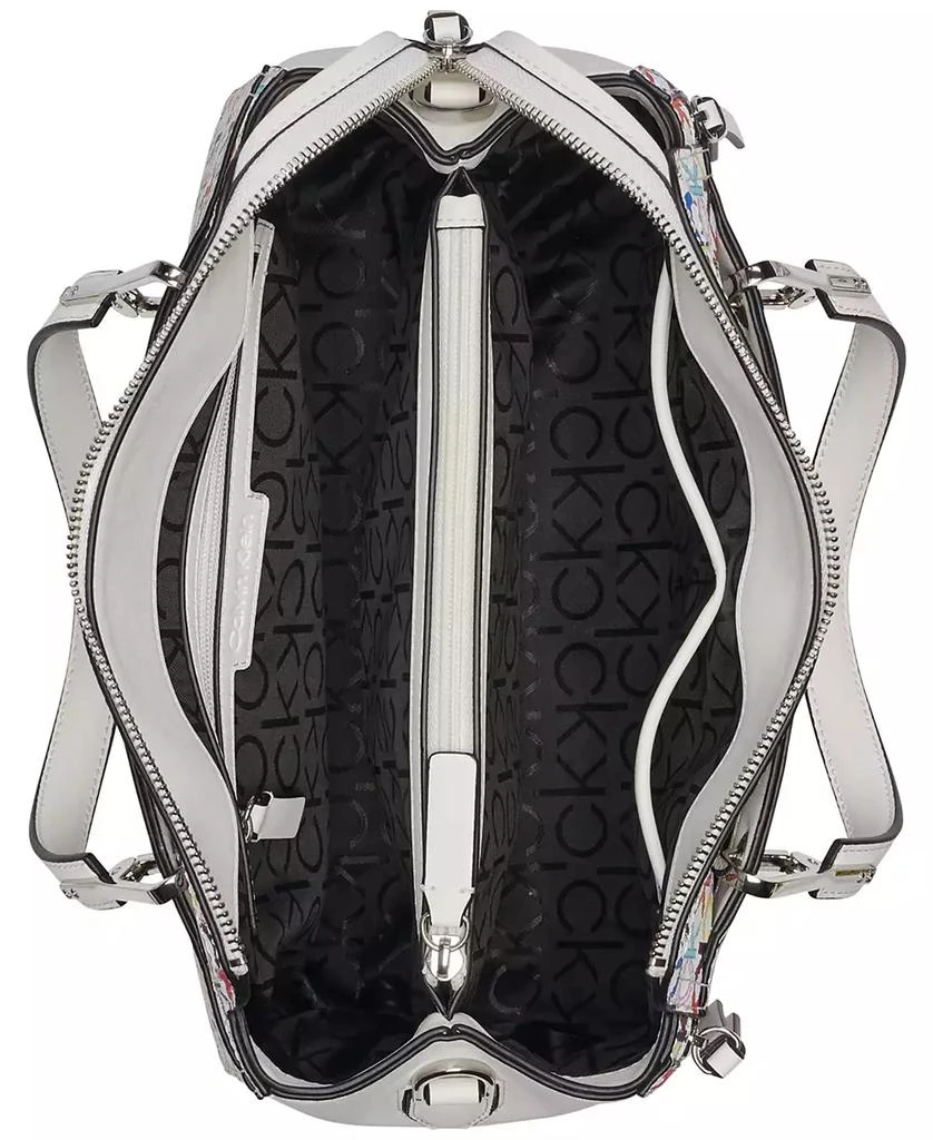 Calvin Klein Garnet Adjustable Medium Satchel Bag 4