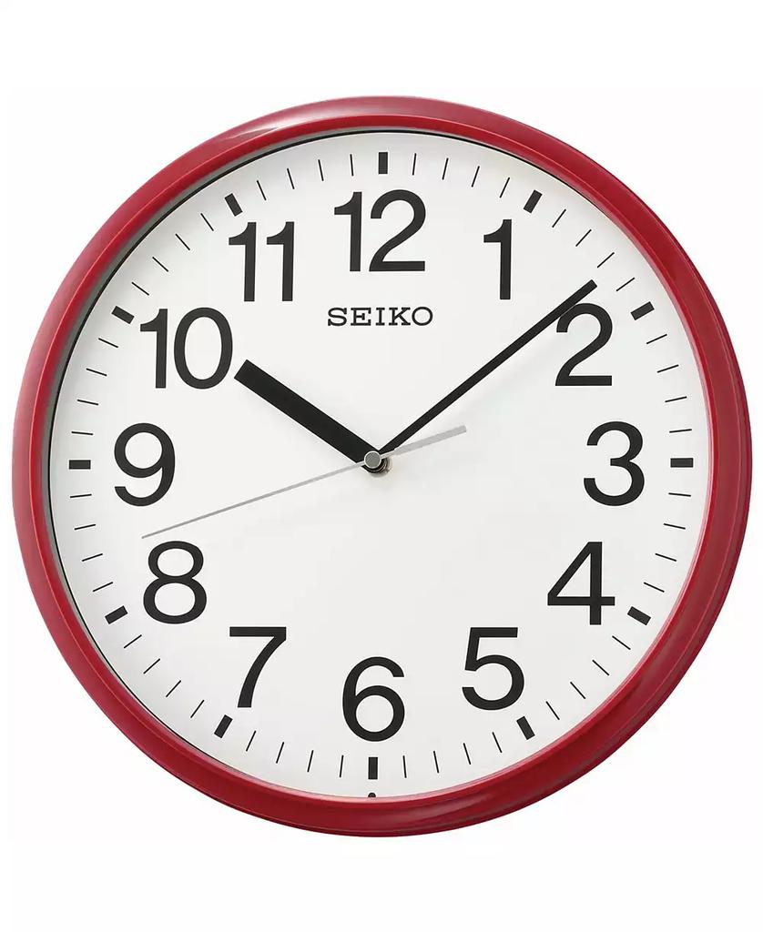 Seiko Classic Red Office Clock