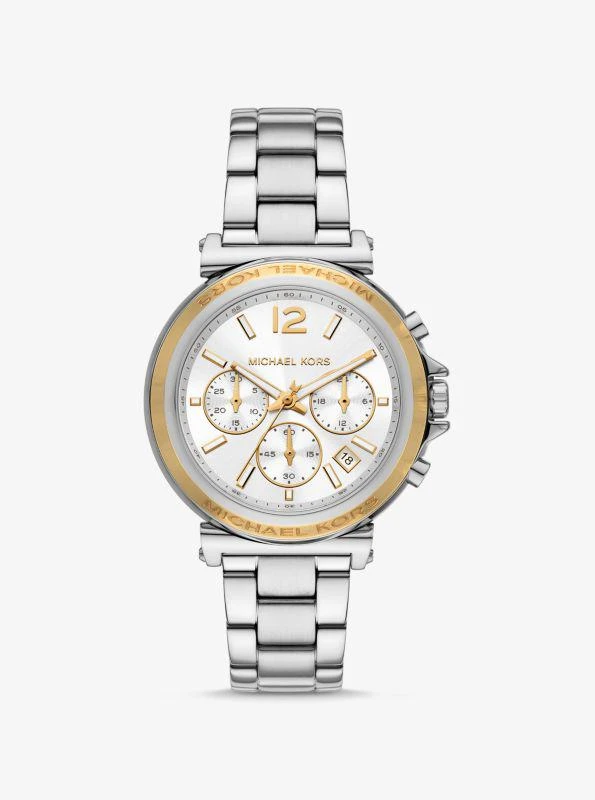 Michael Kors Oversized Maren Silver-Tone Watch 1