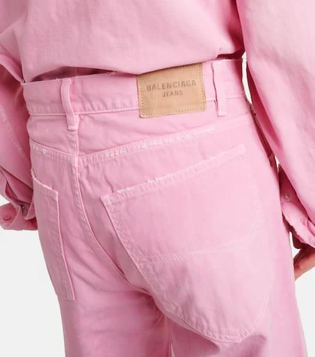 Balenciaga High-rise wide-leg jeans 6