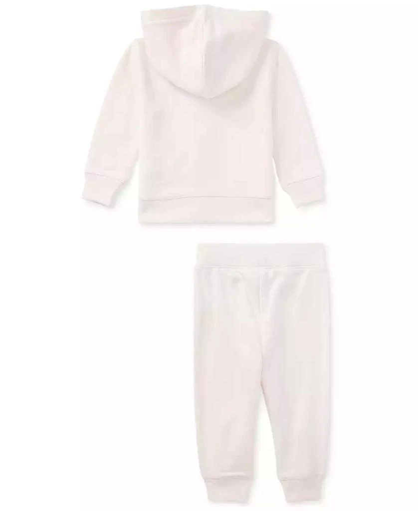 Ralph Lauren Baby Girls Bear Hoodie and Pants Set 2