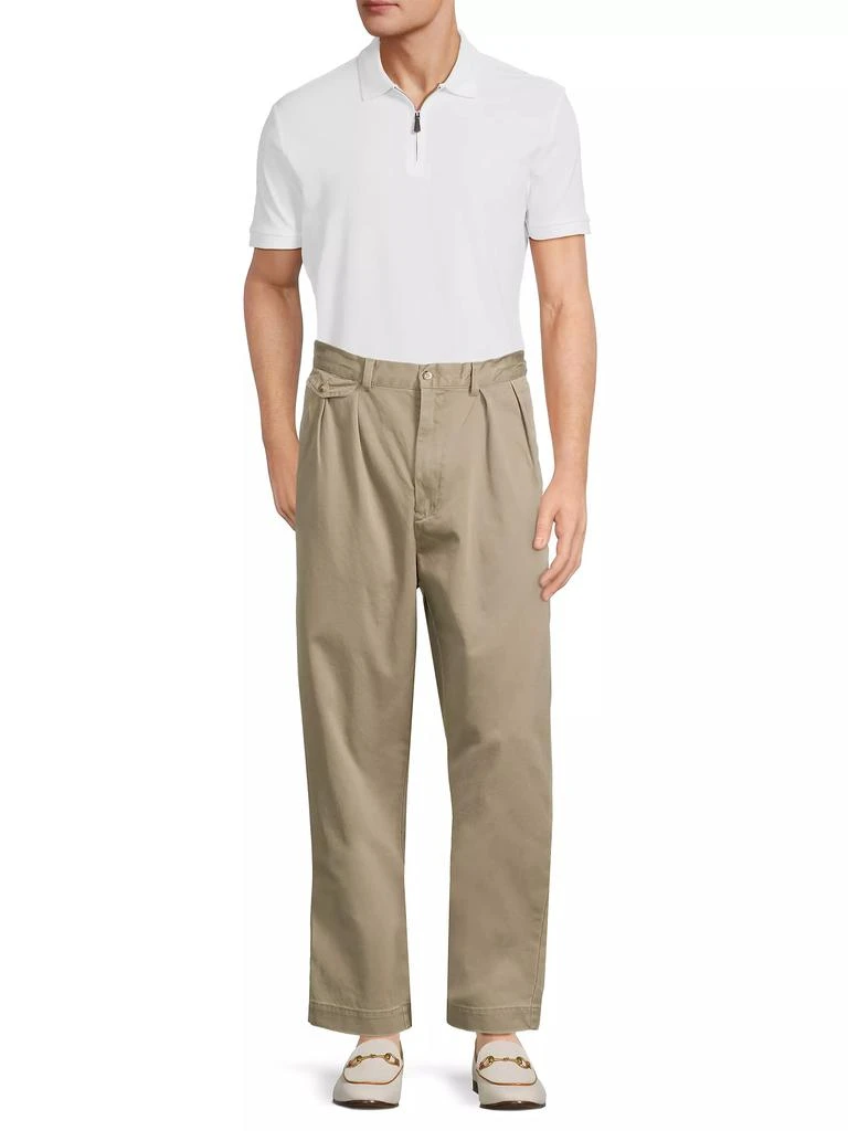 Ralph Lauren Whitman Pleated Cotton Chino Pants 2