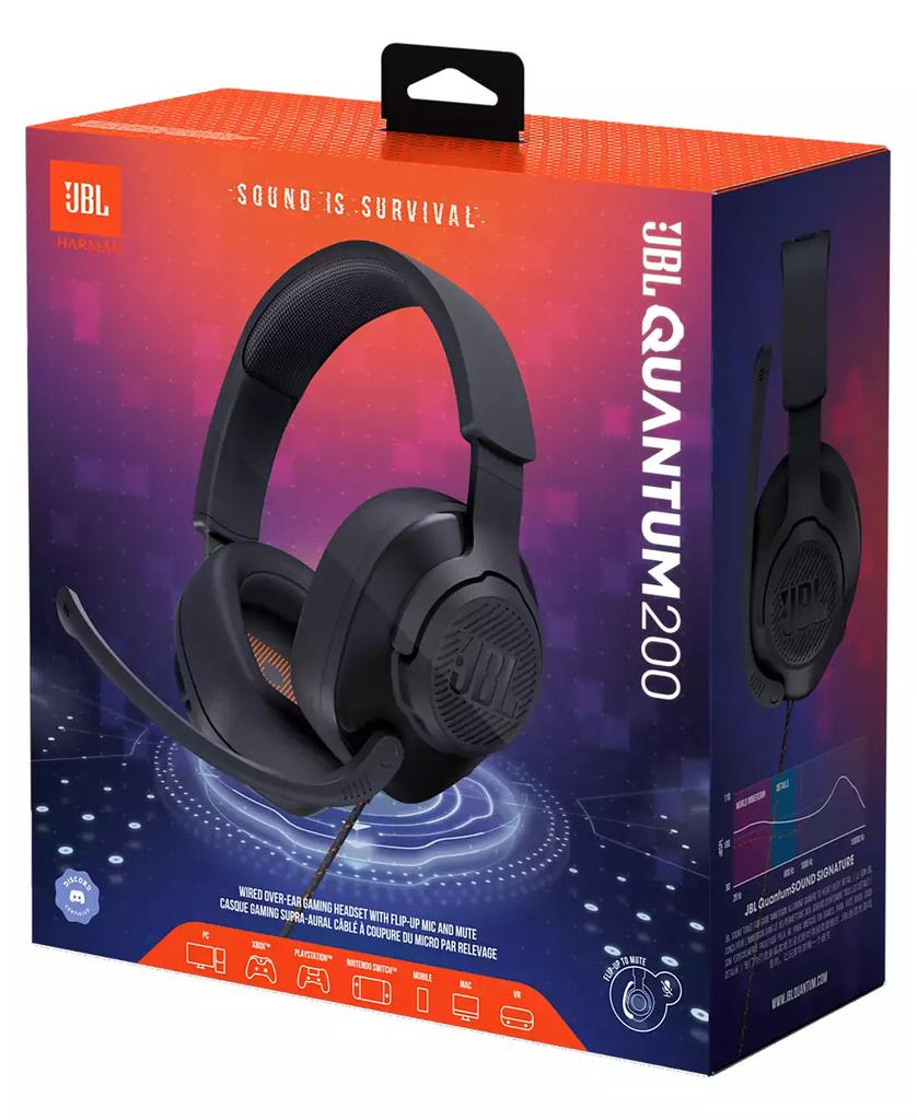 JBL Quantum 200 Wired Over Ear Gaming Headset