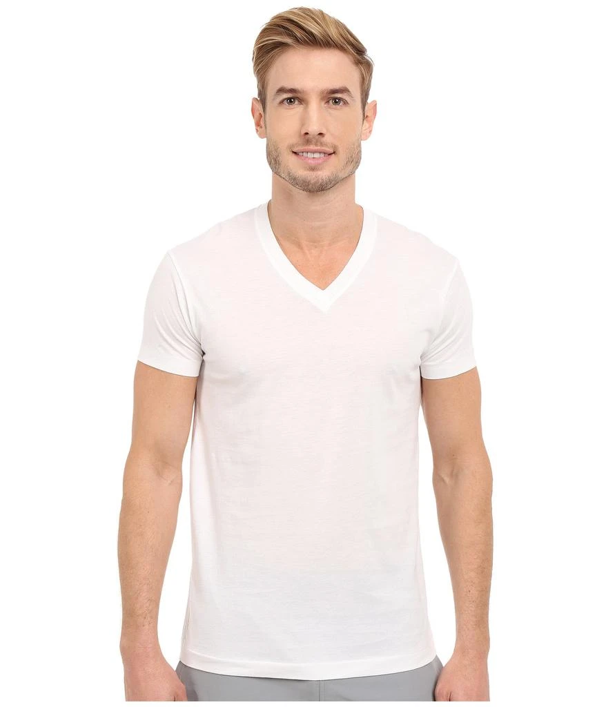 2(X)IST Pima Cotton Short Sleeve V-Neck 1