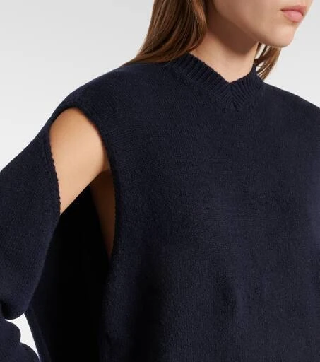 Salvatore Ferragamo Cutout cashmere-blend sweater 4