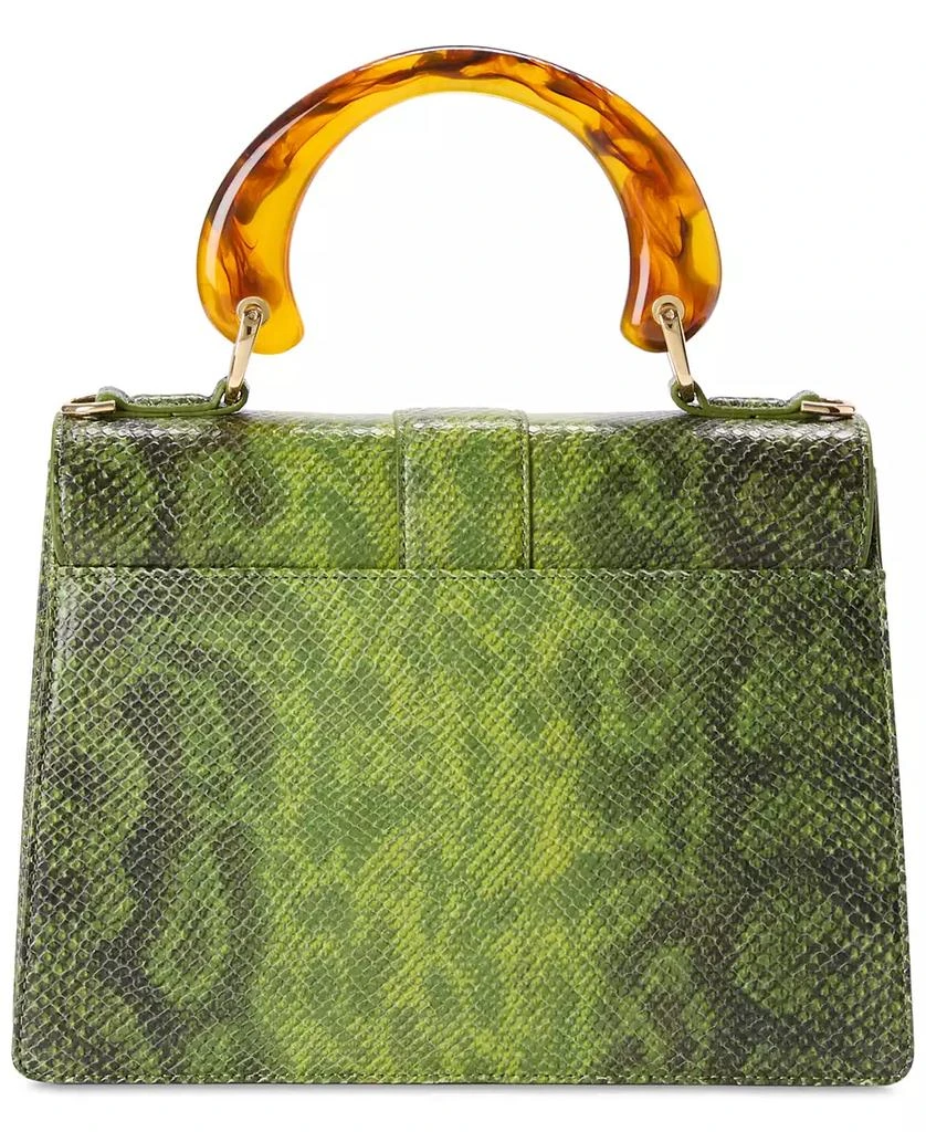 Brahmin Hallie Fern Cassatt Small Leather Satchel 5