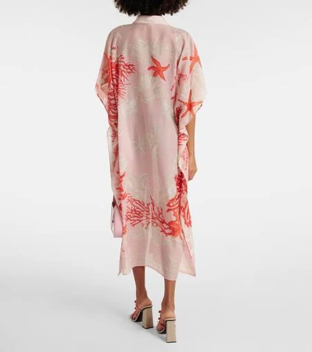 Versace Barocco Sea cotton and silk beach cover-up 3