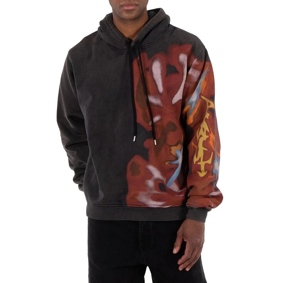 Ambush Men
s Black Graphic-Print Cotton Hoodie