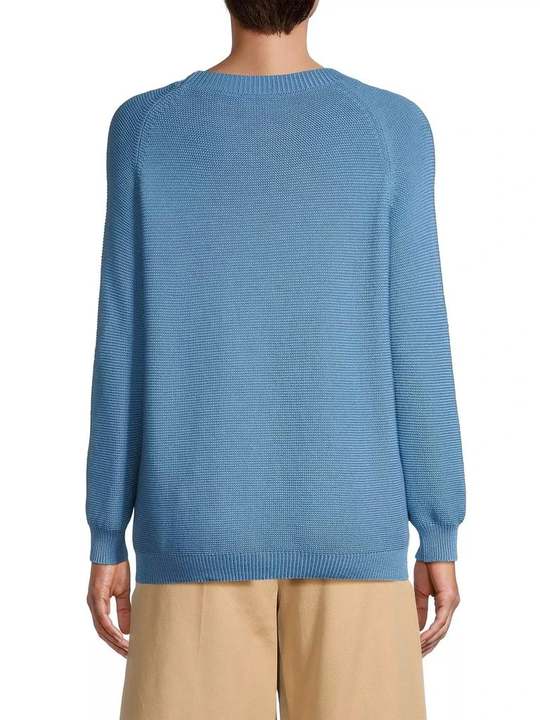 Weekend Max Mara Linz Cotton Crewneck Sweater 5