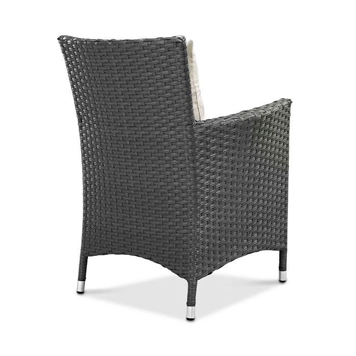Modway Sojourn Outdoor Patio Sunbrella® Rattan Dining Armchair 4