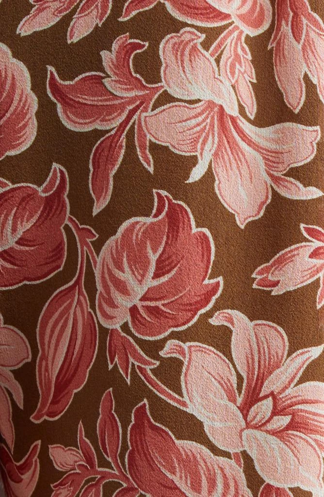 VERONICA BEARD Ashlynn Floral Print Silk Shirt 7