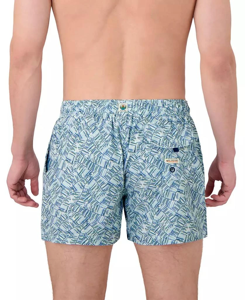 Sunset and Vines Men's Textured Woven Swim Trunks 3