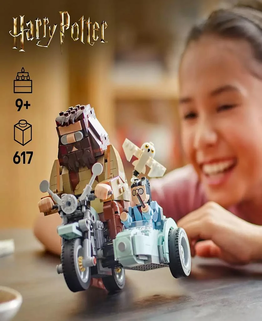 LEGO Harry Potter Hagrid and Harry's Motorcycle Ride Building Toy 76443, 617 Pieces 6