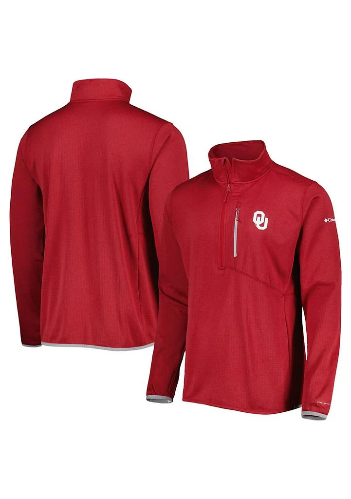 Columbia NCAA Oklahoma Sooners Park View Omni-Wick Half-Zip Top