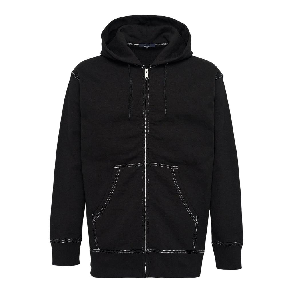 Shop Men's 1/2 Zip Wool Hoodie Navy on Sale at BeyondStyle – Get